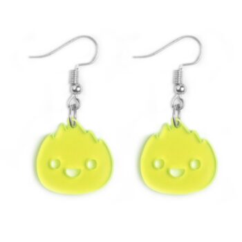 Ignis Fire Statement Earring Neon