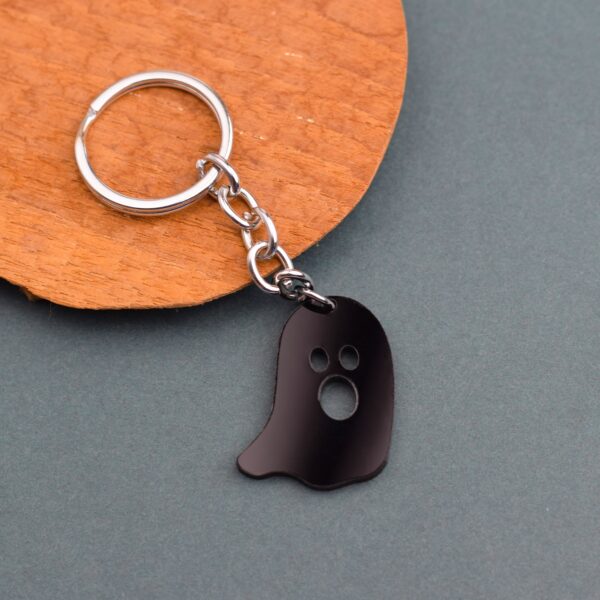 Ghost Black Keychain Creative Quirky
