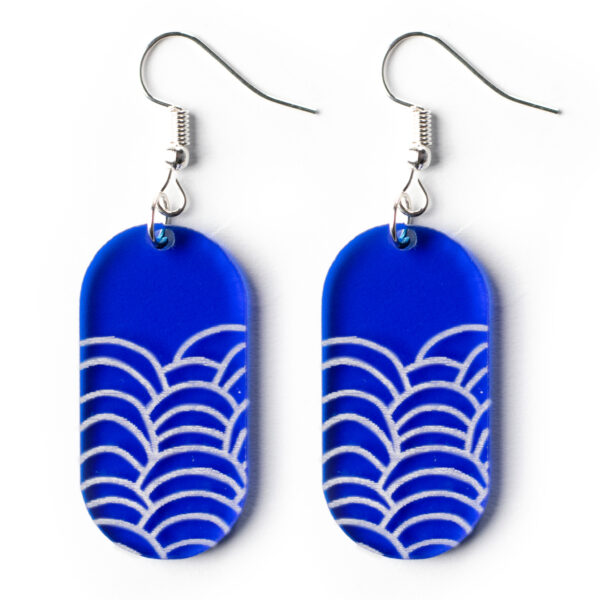 Blue Wave Earrings