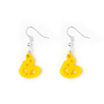 Cheese Yellow Earring