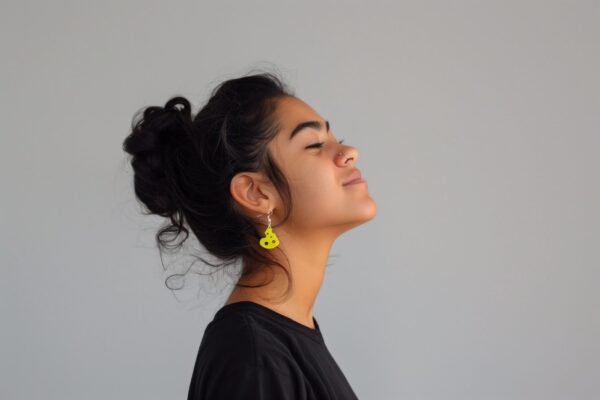 Cheese Neon Earrings Perfect Everyday Wear