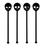 Skull Beverage Stirrer - Pack of 4
