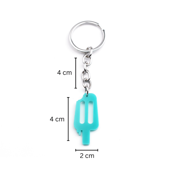 Icecream Keychains Measurement