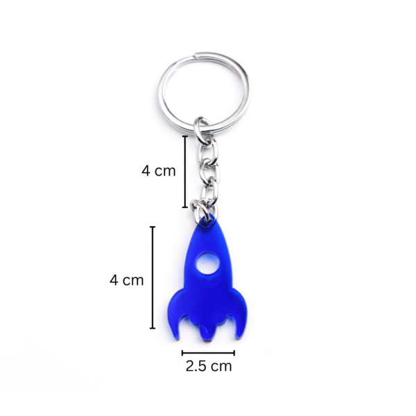 Rocket Keychain Measurement