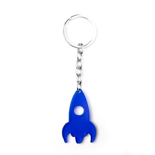 rocket keychain for keys