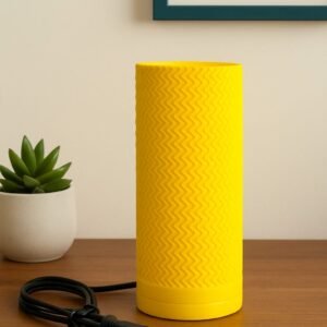 3D Printed Yellow Table Lamp