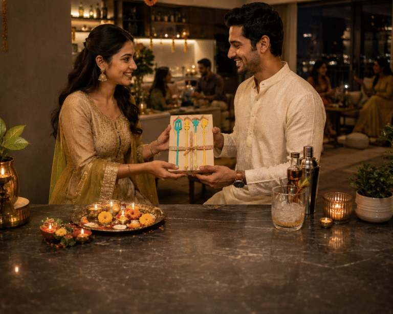 raksha bandhan gifting cocktail mocktail drink stirrers