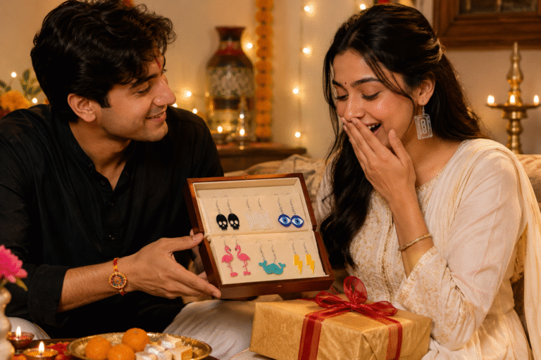 raksha bandhan gifting earrings